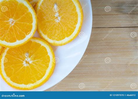 Closeup of Orange Fruit Slice Stock Photo - Image of crop, orange: 121097070