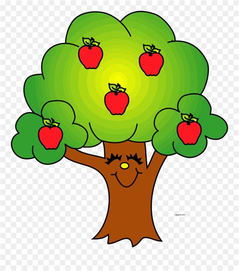 Download Trees Image Of Tree Clipart 8 Cool Apple Tree Clip - Apples On ...