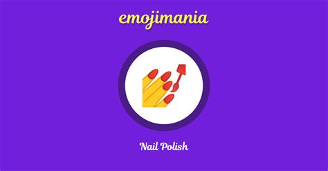 💅 Nail Polish emoji Copy & Paste - Emojimania