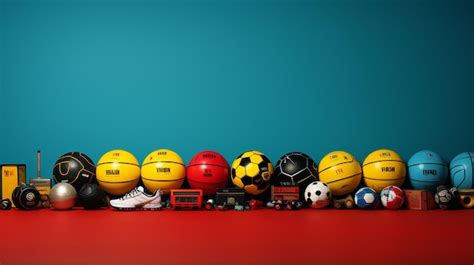 Premium Photo | Sports equipment