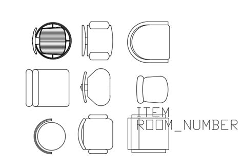 Office chair plans AutoCAD DWG drawing - Cadbull