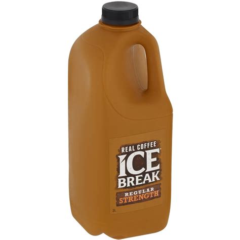 Ice Break Regular 2 Shot Strength Iced Coffee Milk 2l | Woolworths