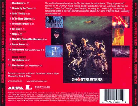 full discografias: Ghostbusters Soundtrack