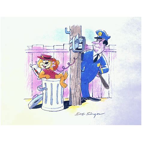 Bob Singer Top Cat & Officer Dibble - Artists from Generation Gallery UK