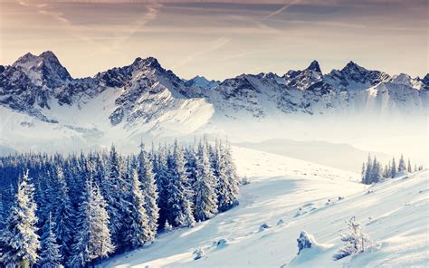 nature, Winter, Mountains, Landscape, Snow Wallpapers HD / Desktop and ...