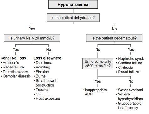 Hyponatremia Workup Chart