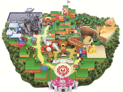 Super Nintendo World Japan MAP