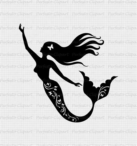 Mermaid Silhouette Svg - vrogue.co