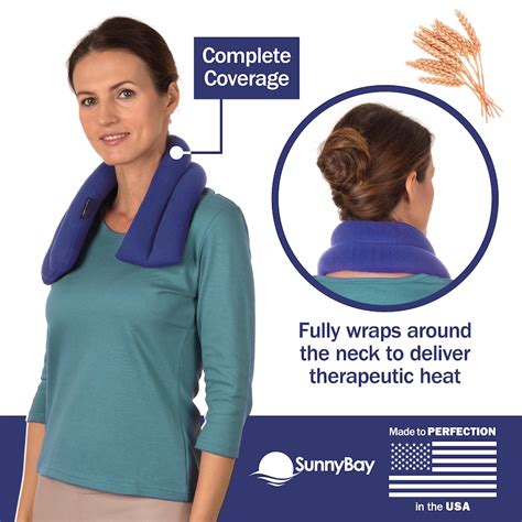 Microwavable Neck Heating Wrap Bean Bag Heat Pad for Neck - Etsy