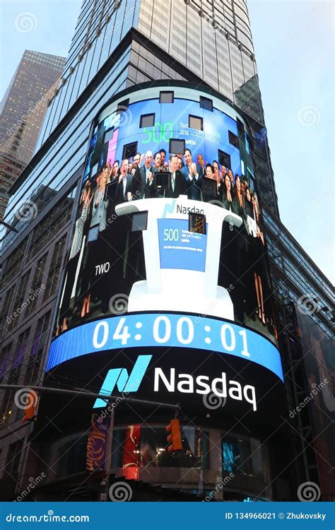 The Headquarters of the NASDAQ Stock Exchange, the Second Largest ...