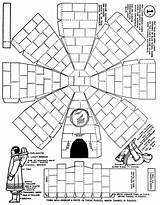 Igloo Coloring Page Preschool  Paintcolor Ideas Fits The Bill sketch template