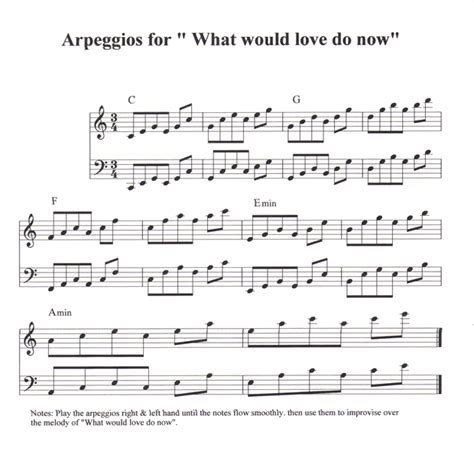 Section 5: 5 Triads in Arpeggio Form (C Major, G Major, F Major, E ...