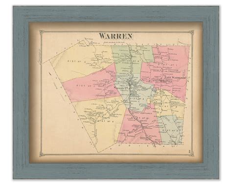 WARREN, Vermont - 1873 Map