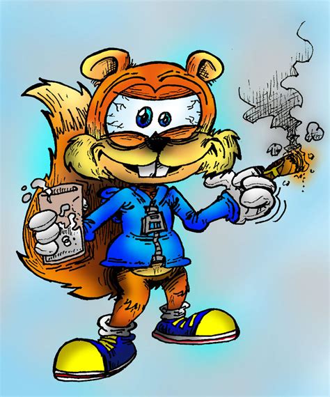 Conker The Squirrel by ANDREU-T on DeviantArt