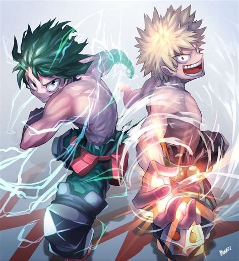 Deku and Bakugou || My Hero Academia #mha #bnha #hero #anime #plusultra | My hero, Hero ...