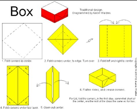 Origami Gift Box Template – Ittcku