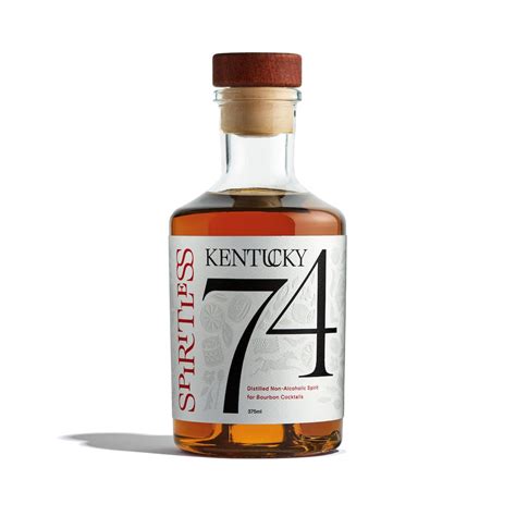 Non-Alcoholic Bourbon Whiskey | Kentucky 74 - 700ml | Spiritless