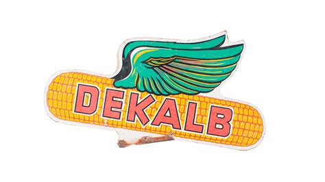 1960s Dekalb Corn Seed Single-Sided Wood | H201 | Davenport 2020