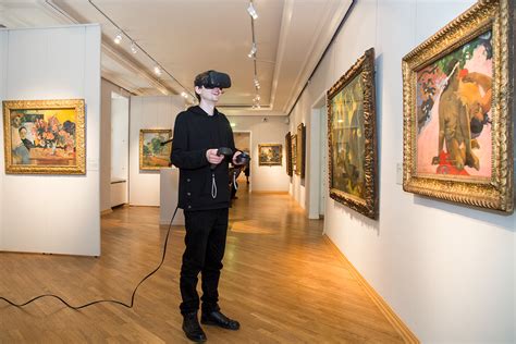 Virtual reality for museum of fine arts on Behance