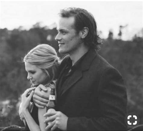 Sam Heughan and MacKenzie Mauzy at her sister's wedding. | Sam heughan, Sam heughan girlfriend ...