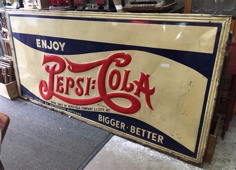 Vintage Pepsi Sign | Pepsi Cola, Metal Signs