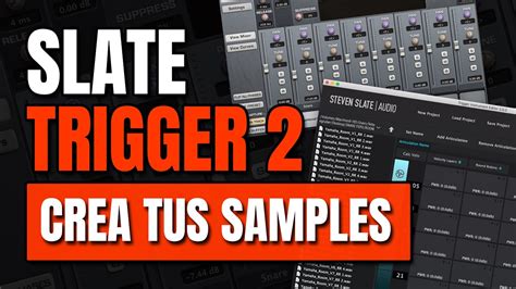 Cómo crear tus propios SAMPLES para SLATE TRIGGER 2 🥁 - YouTube