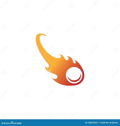 Meteor Icon Logo Design Illustration Template Stock Illustration ...