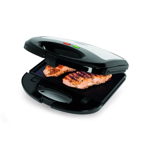 Salton 3 in 1 Grill, Sandwich, Waffle Maker, SM1543, Black - Walmart.com - Walmart.com