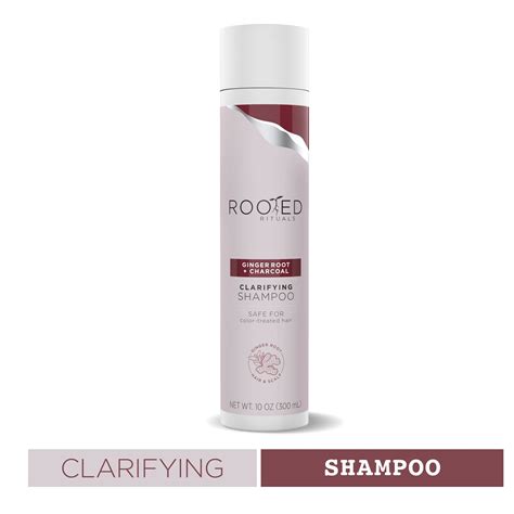 Rooted Rituals Ginger Root and Charcoal Clarifying Shampoo 10.1 fl oz - Walmart.com - Walmart.com