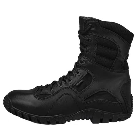 Black Tactical Boots With Zipper