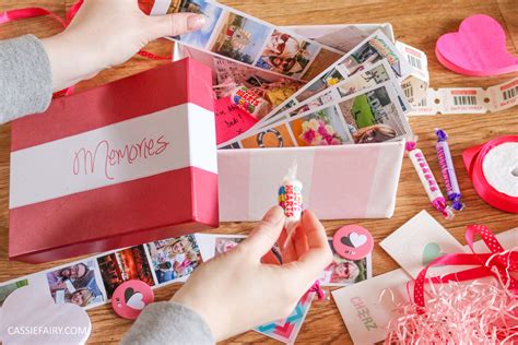 DIY Valentine’s gift – A box of memories + polaroid photos