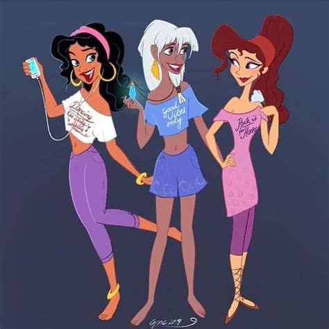 Princess kida,megara and esmeralda | Disney princess fashion, Disney ...