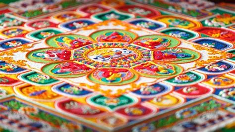 Sand Mandala | Sand painting, Tibetan sand mandala, Mandala coloring books