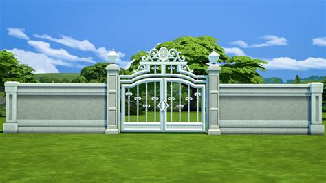 More Realistic Estate Gates | SimPlistic Sims 4