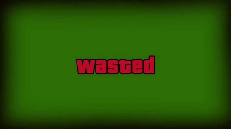 GTA 5 Wasted: Green Screen Free - Download - YouTube