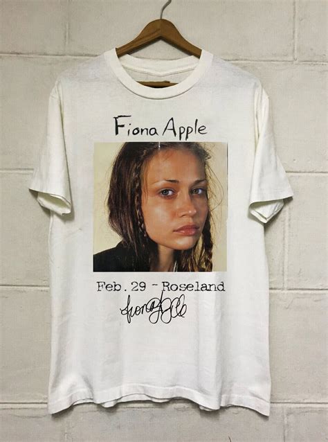 Fiona Apple T-shirt, Camiseta Fiona Apple Cantante, Fiona Apple Tour 2023, Fiona Apple Merch ...