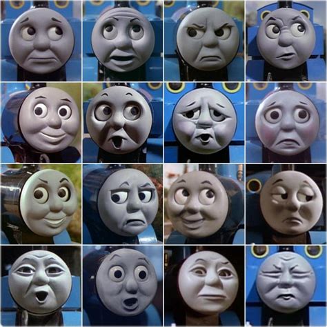 The many faces of Thomas 😄 : r/thomasthetankengine