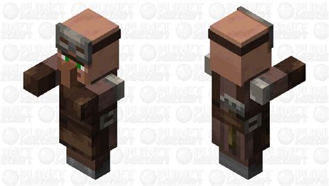 Villager Plains Armorer With Arms 1.14 Minecraft Mob Skin