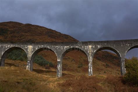 Glenfinnan Viaduct in Autumn Stock Photo - Image of potter, glenfinnan: 105139182