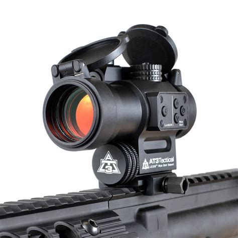 AT3™ LEOS Red Dot Sight w/ Integrated Laser & Riser | AT3 Tactical