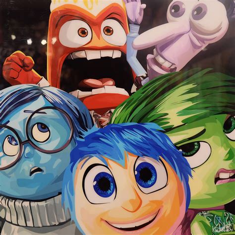 Pixar's Inside Out Movie Poster by Keetatat Sitthiket - Infamous ...