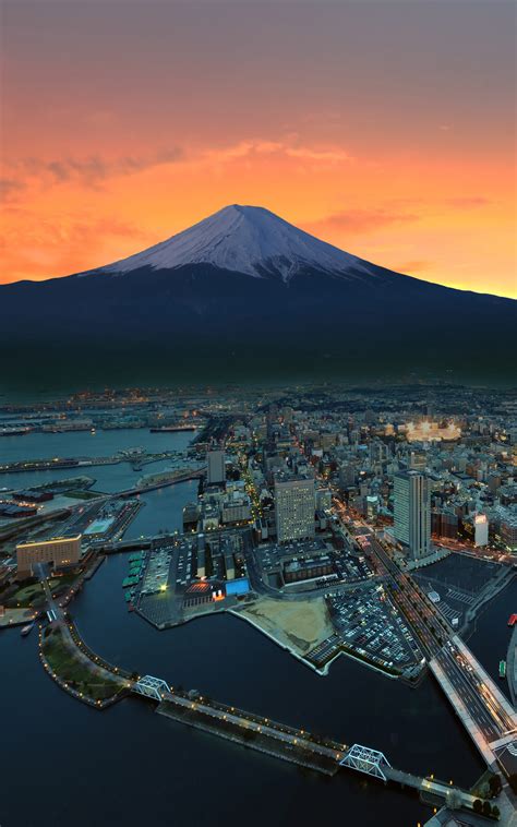 Wallpaper Japan Stratovolcano Mount