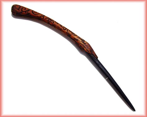 Bellatrix Lestrange's first wand Fully Hand-carved Walnut