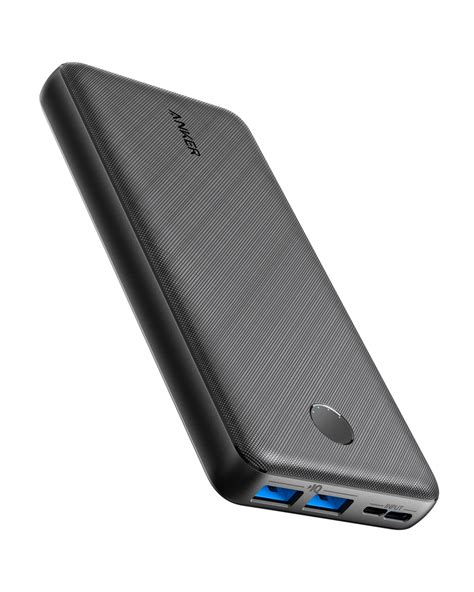 Anker Portable Charger 20000mAh Power Bank 2-Port Battery Pack |PowerCore Essential 20K|Black ...