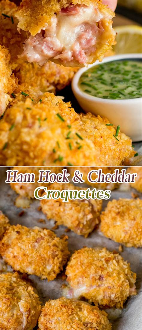 Ham Hock and Cheddar Croquettes