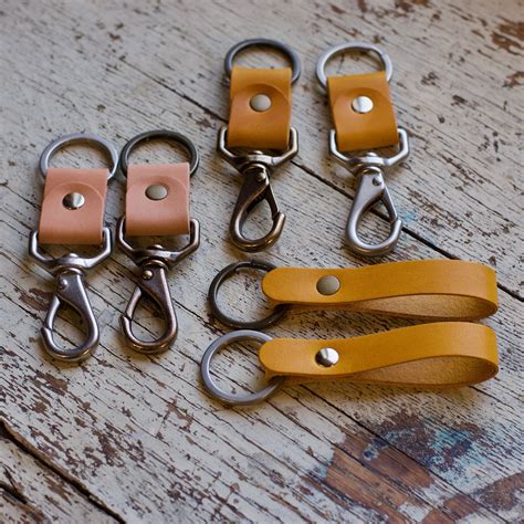 High-Quality Handmade Leather Key Ring — Stitch & Rivet