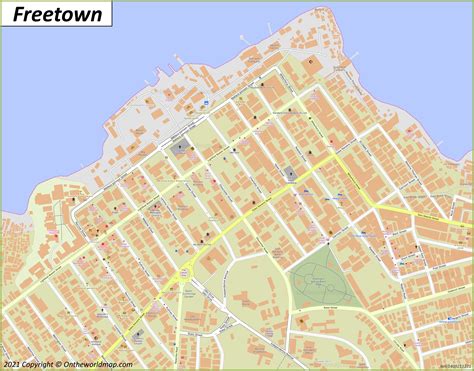 Freetown Map | Sierra Leone | Detailed Maps of Freetown