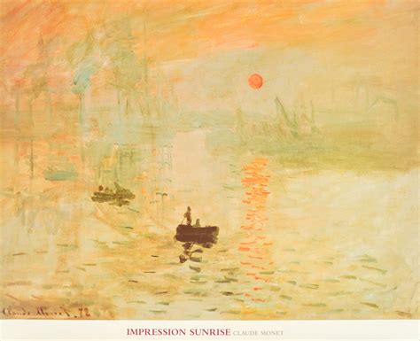 Claude Monet Impression Sunrise Poster Kunstdruck bei Germanposters.de