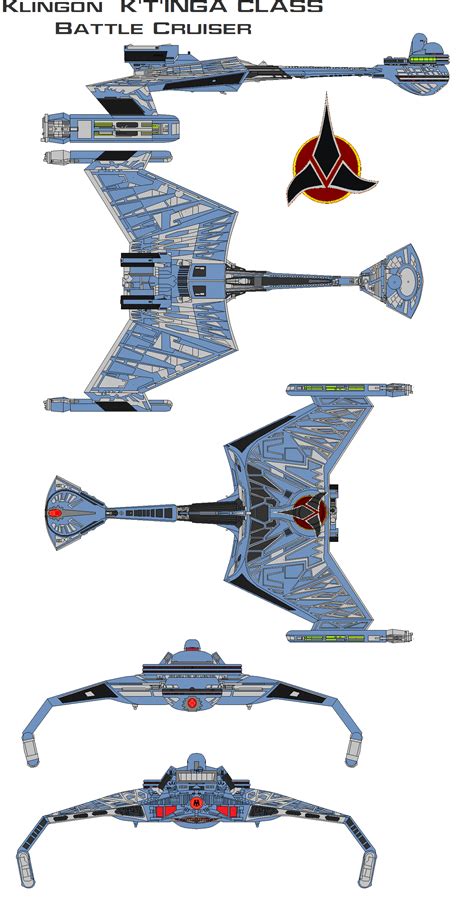 Klingon K'T'INGA CLASS Battle Cruiser by bagera3005 on DeviantArt