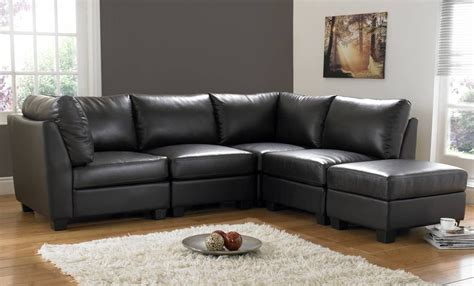 Best 30+ of Large Black Leather Corner Sofas